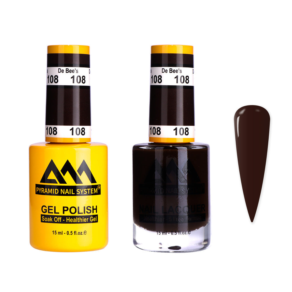 Pyramid 0.5oz, DE BEE'S Collection, Super Matching Duo, #108