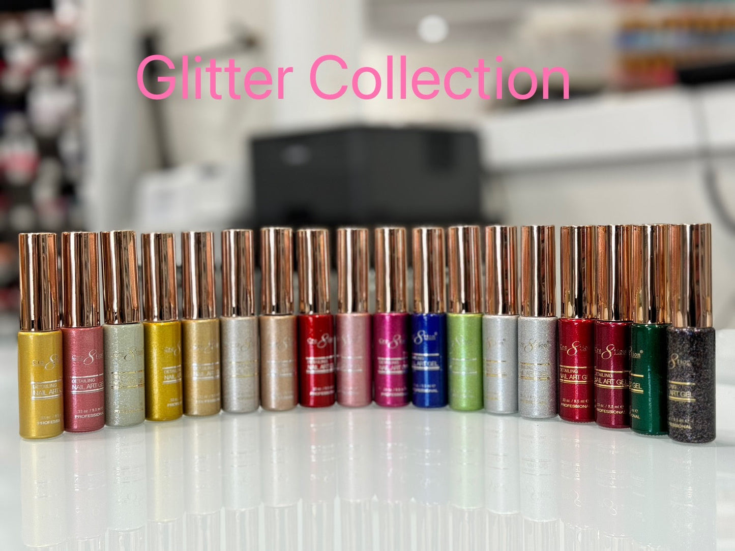 Creation Detailing Nail Art Gel - Glitter Collection