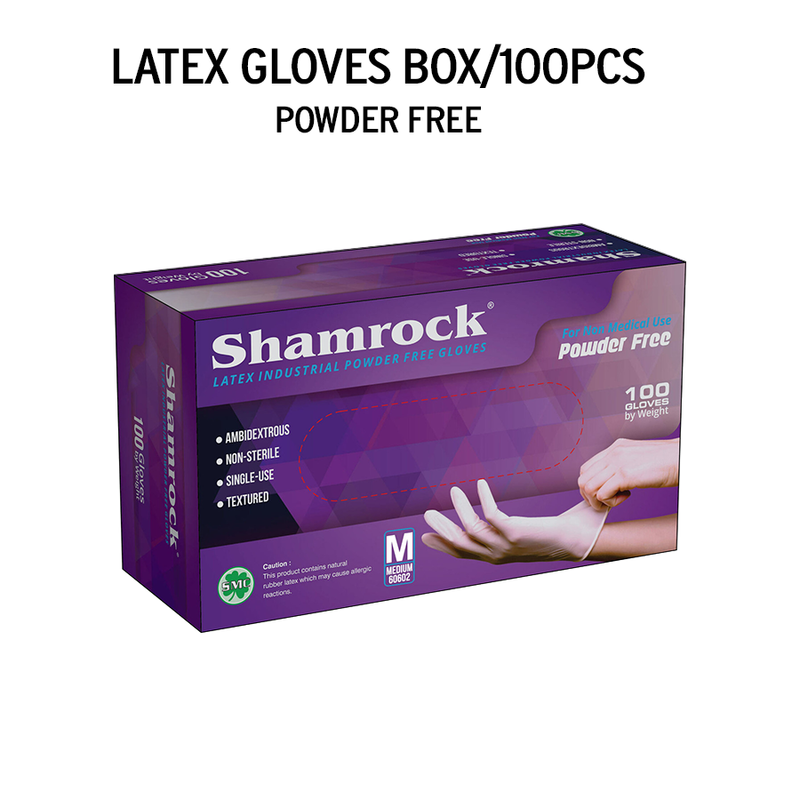 Shamrock Latex Glove - Medium Size(1 Box -100 pcs) (Copy)