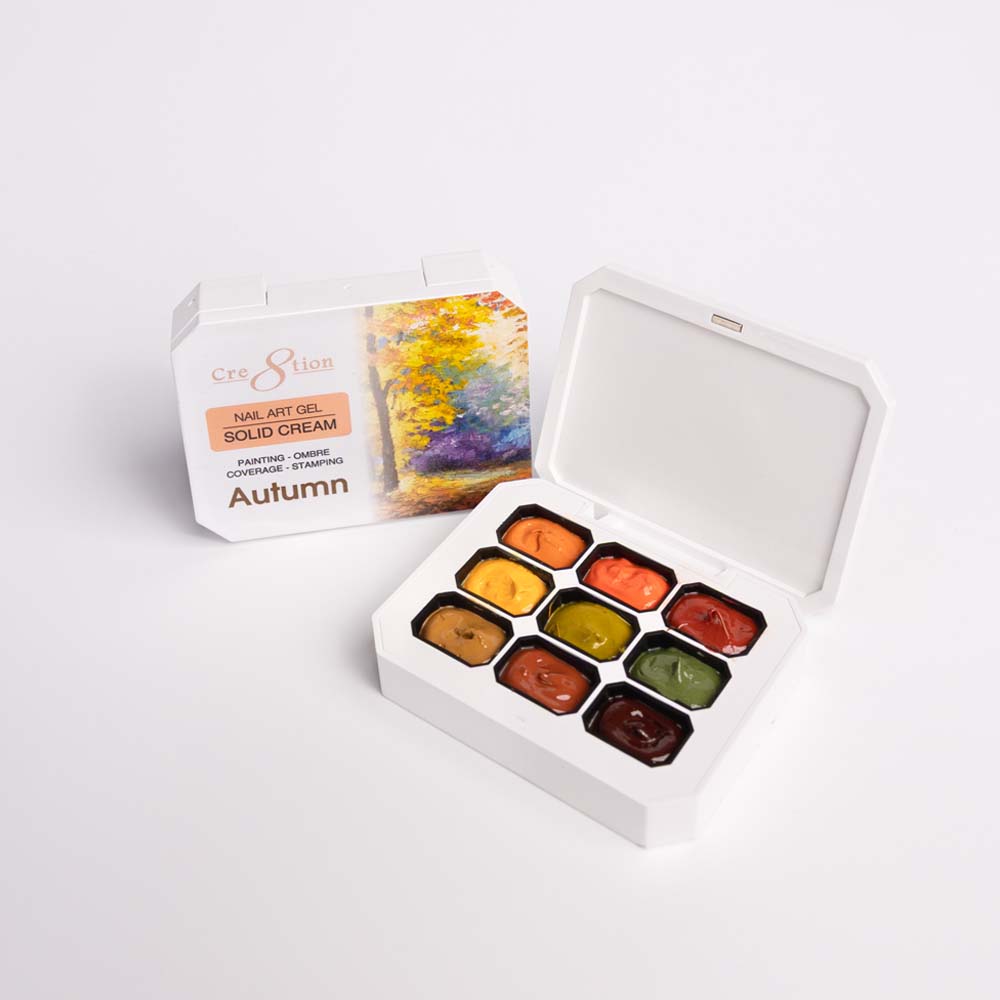 Creation Nail Art Gel - Solid Cream Collection - Autumn