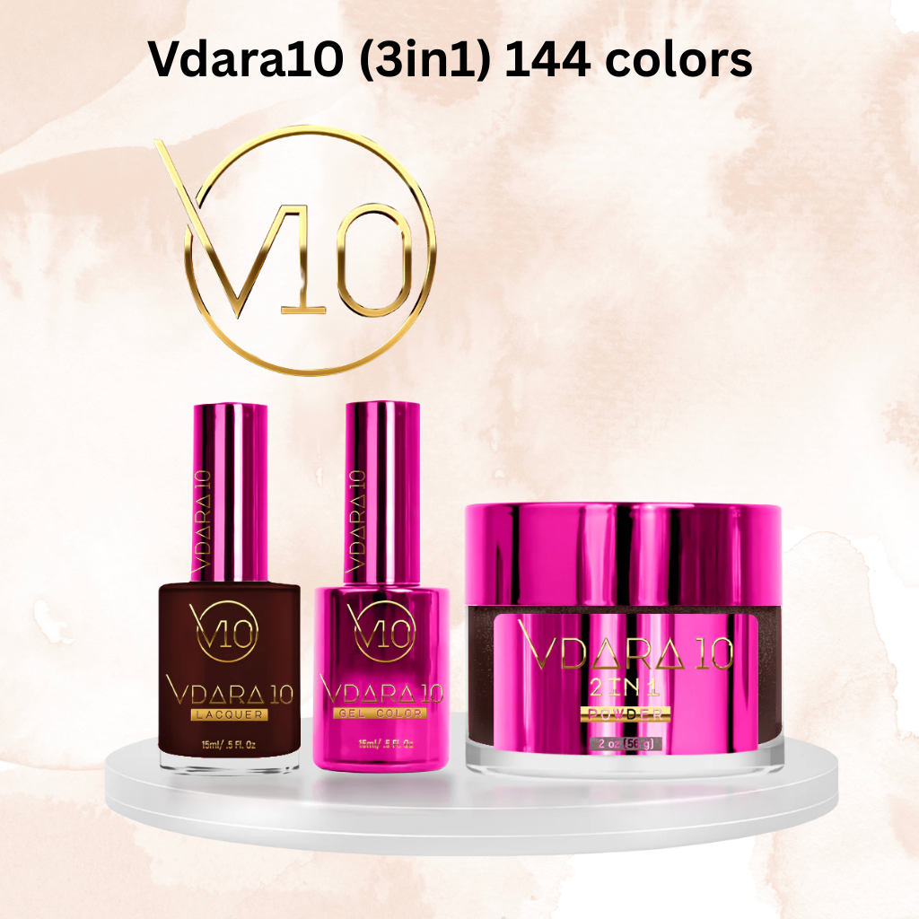 Vdara10 3in1 Combo 144 Colors: Free 2 Color books