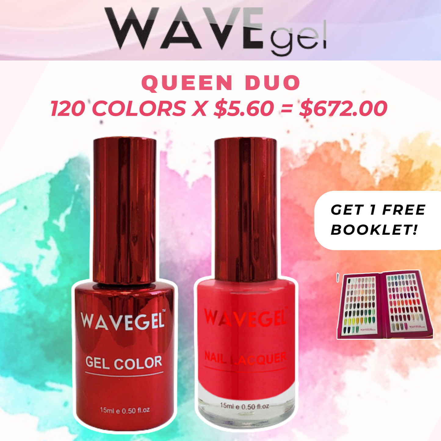 Buy WaveGel Queen Duo Collection: Duo (Lacquer+Gel).