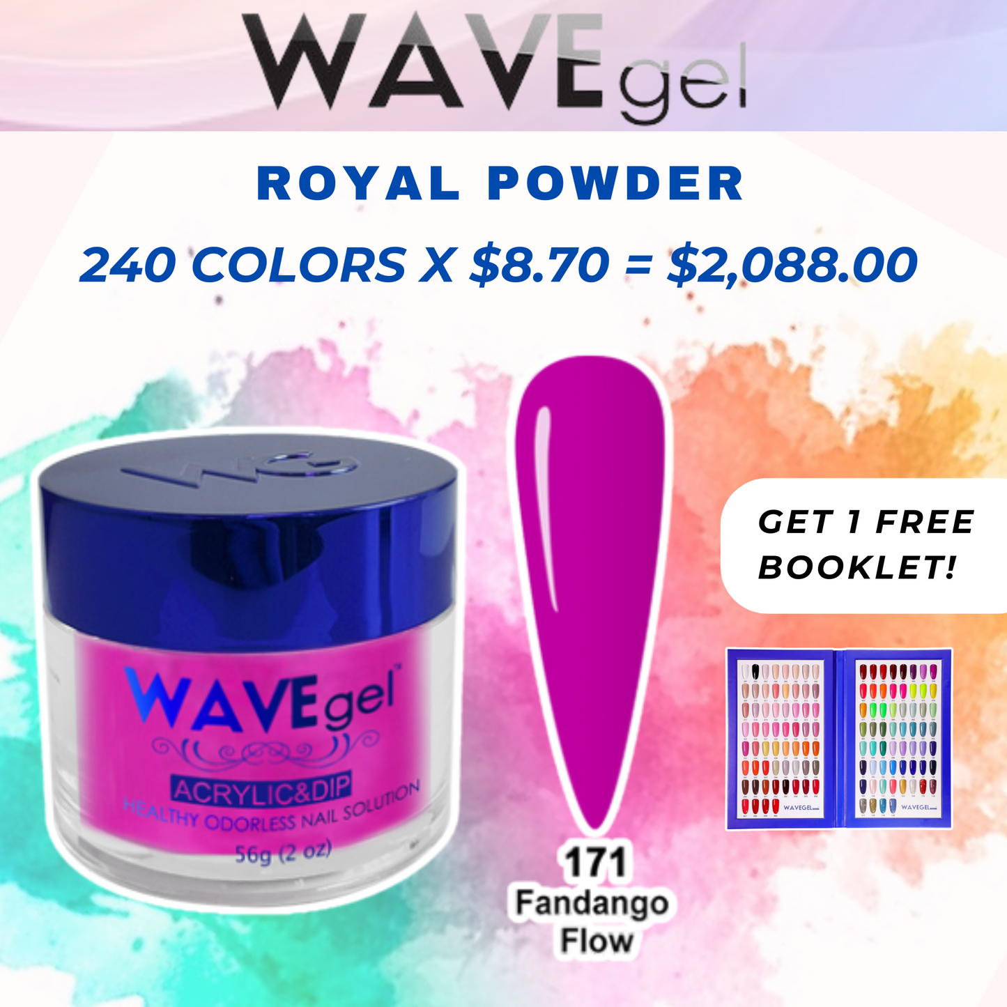 Buy WaveGel ROYAL Royal Collection: Powder (Dip+Acrylic) 2oz.