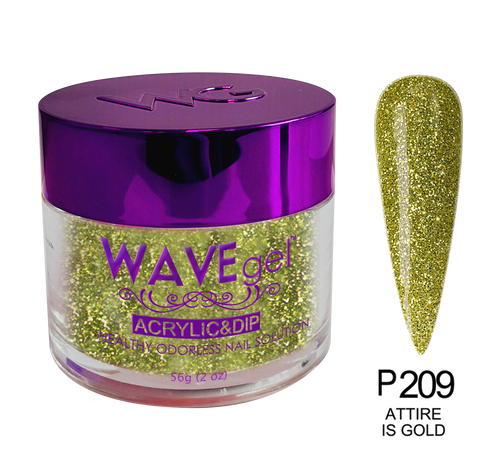 SIMPLICITY ACRYLIC DIP #P209 ATTIRE IS GOLD