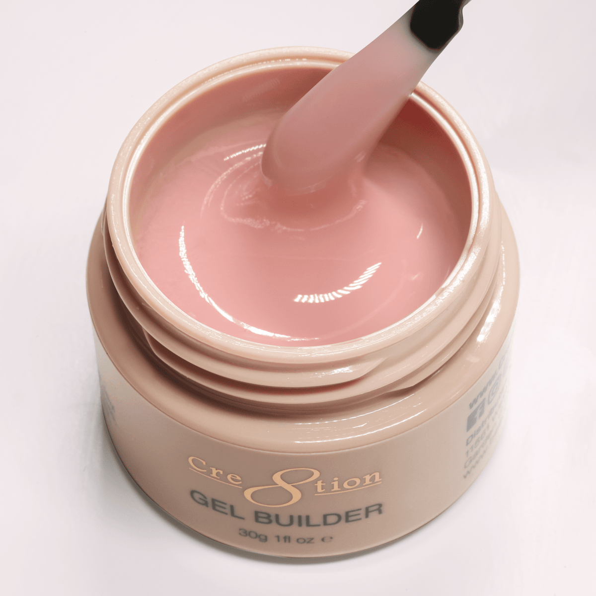 Cre8tion Overlay/Builder Gel in Jar - Hema Free/TPO Free - Low Heat - 03 Soft Afternoon