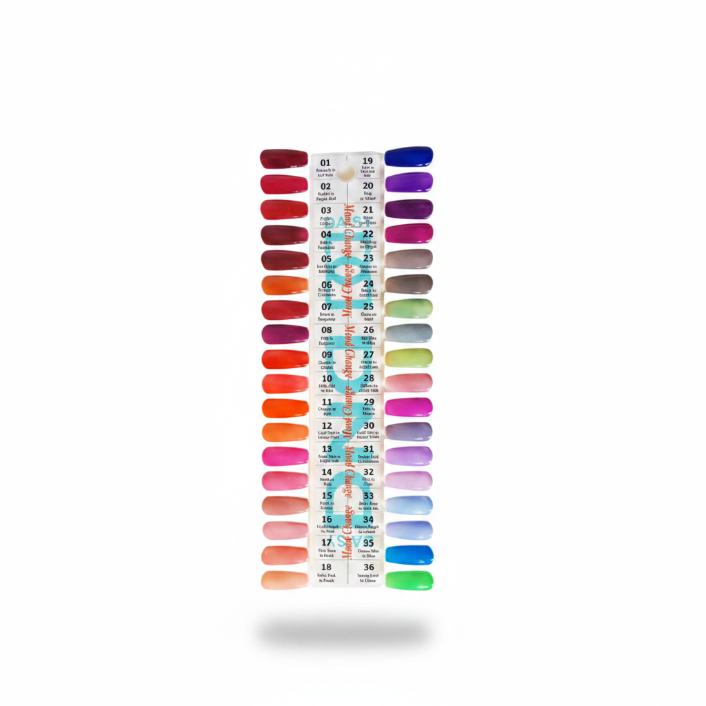 DND MOOD CHANGE GEL COMPLETE SET ( 36 Colors #01 - #36 )