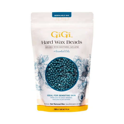 Gigi Hard Wax Beads Infused With Soothing Azulene 14oz Case of 24 pcs