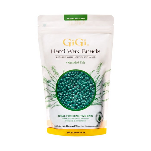 Gigi Hard Wax Beads Infused with Nourishing Aloe 14oz Case of 24 pcs