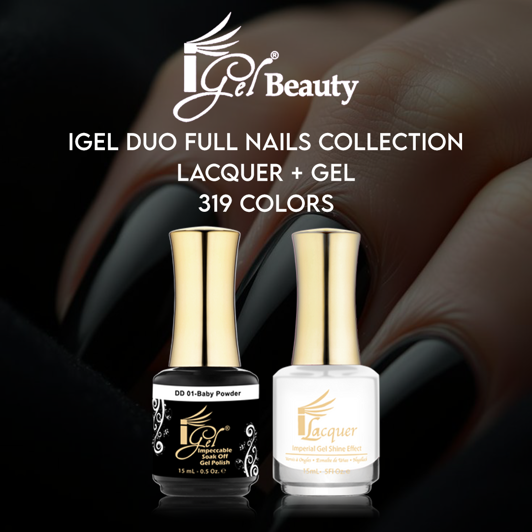 iGel Collection: Duo (Lacquer+Gel). 319 colors free colors charts