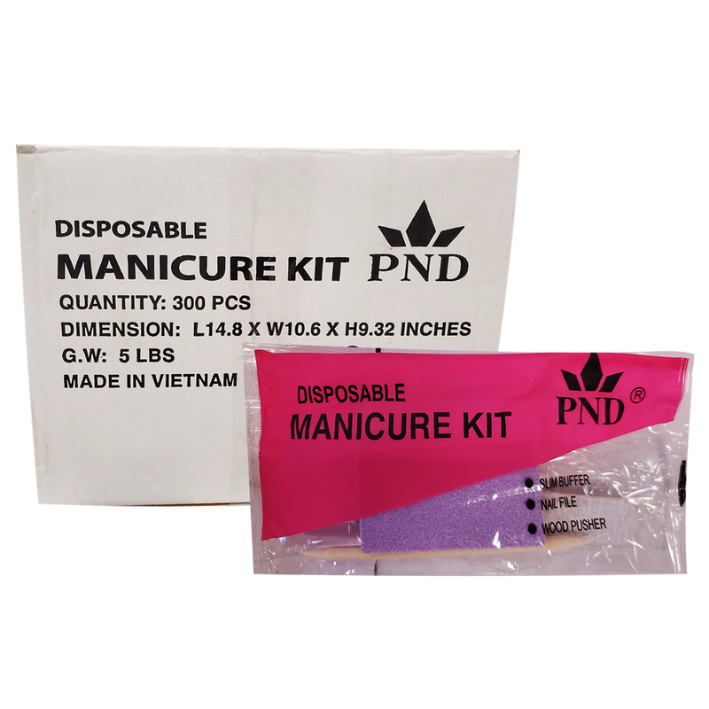 PND Disposable Manicure Kit - Case/300 Kits