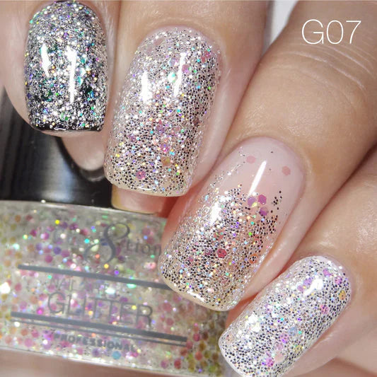 Cre8tion Nail Art Glitter 0.5oz - STARLIGHT Collection #7