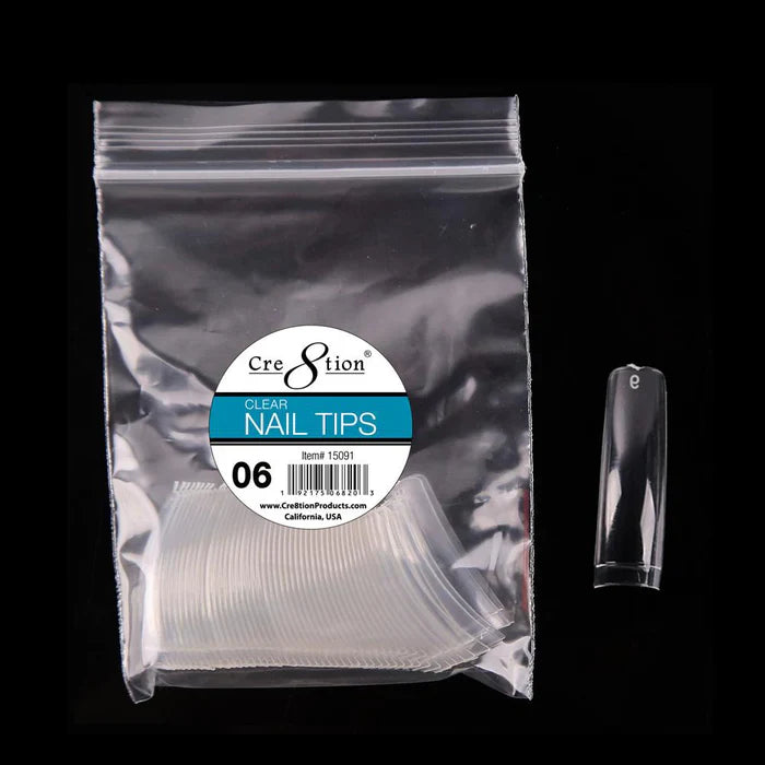 Cre8tion False Tip- Clear 50 pcs/bag #6