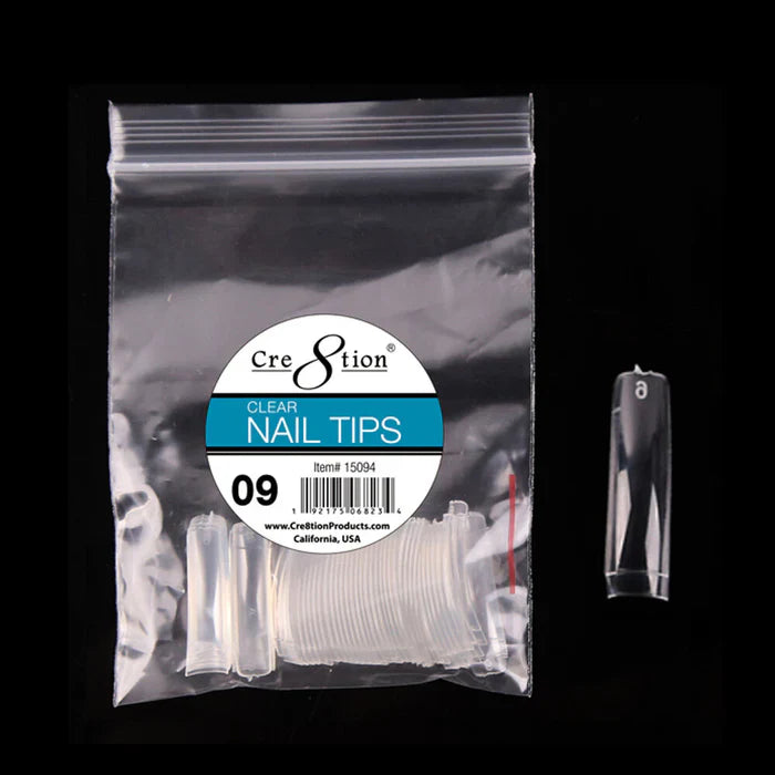 Cre8tion False Tip- Clear 50 pcs/bag #9