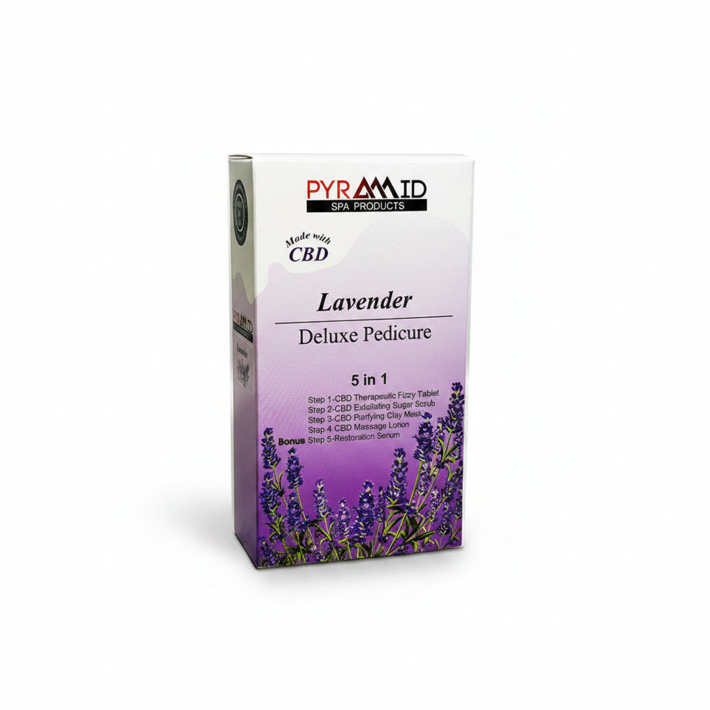 Pyramid Deluxe Pedicure 5 in 1 (Case 50pk) - Lavender