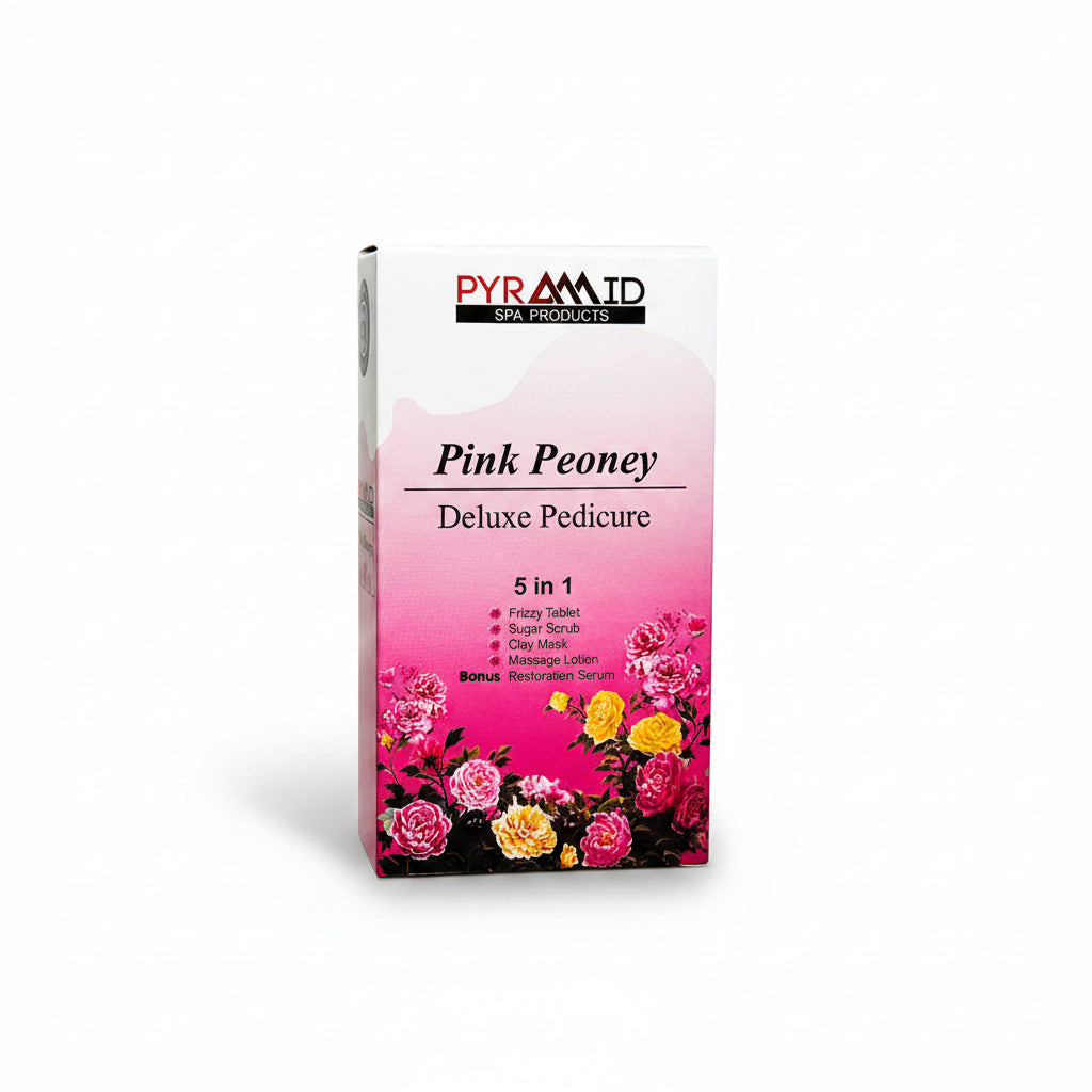 Pyramid Deluxe Pedicure 5 in 1 (Case 50pk) - Pink Peoney