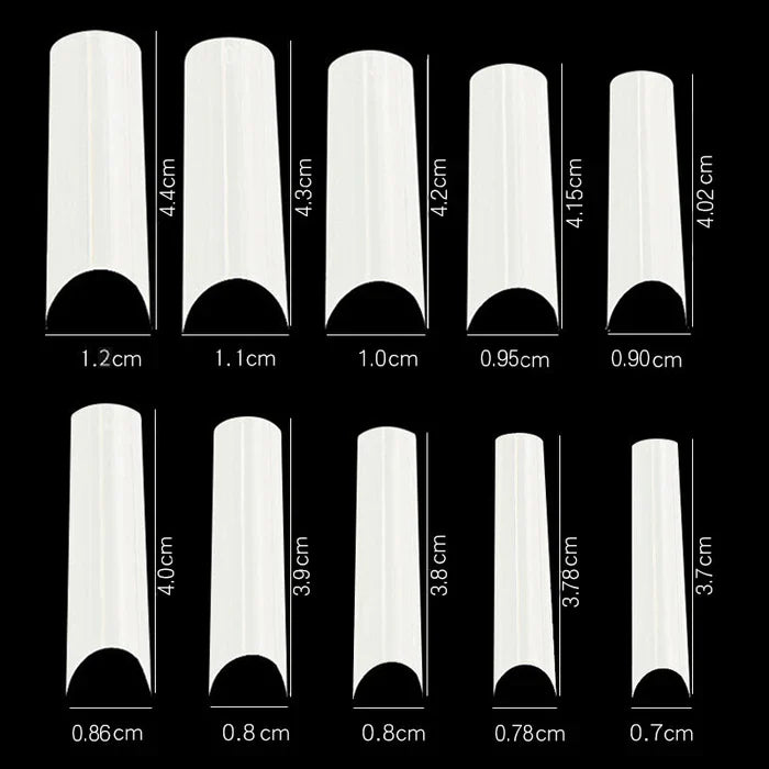 Cre8tion Special Shape - 13 Extra Long Straight 500 pcs./box Natural