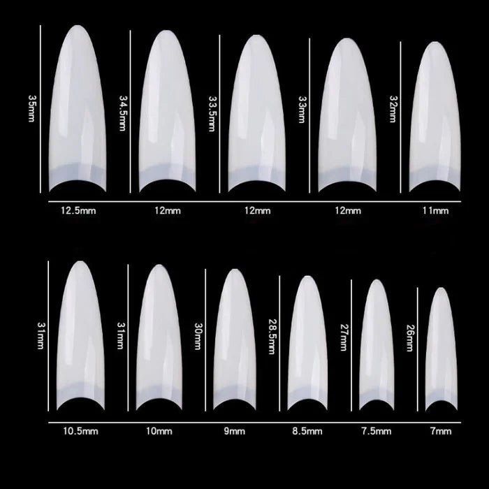 Cre8tion Special Shape - 14 Bullet 550 pcs./box Natural