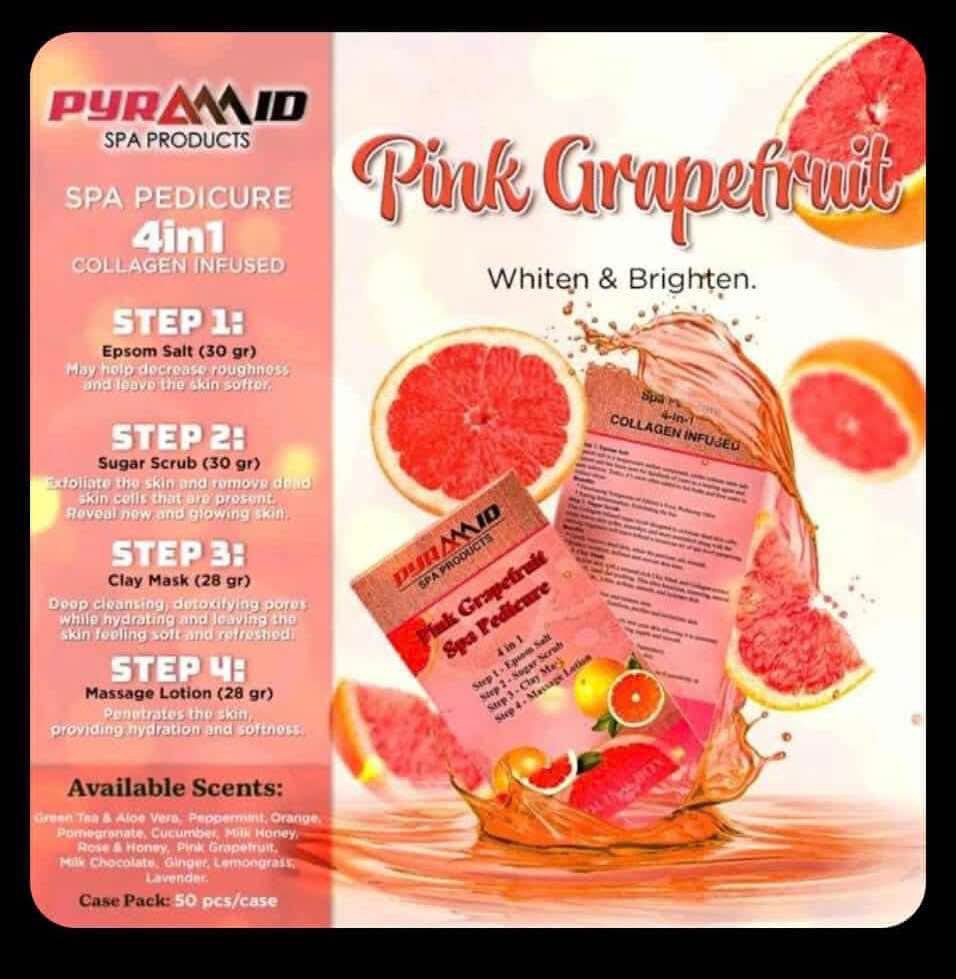 Pyramid SPA PRODUCTS 4in1 Pink Grapefruit