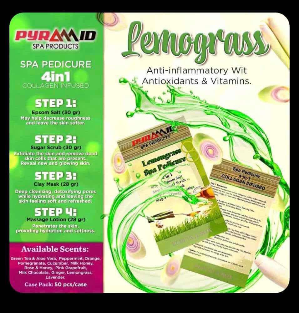 Pyramid SPA PRODUCTS 4in1 Lemongrass