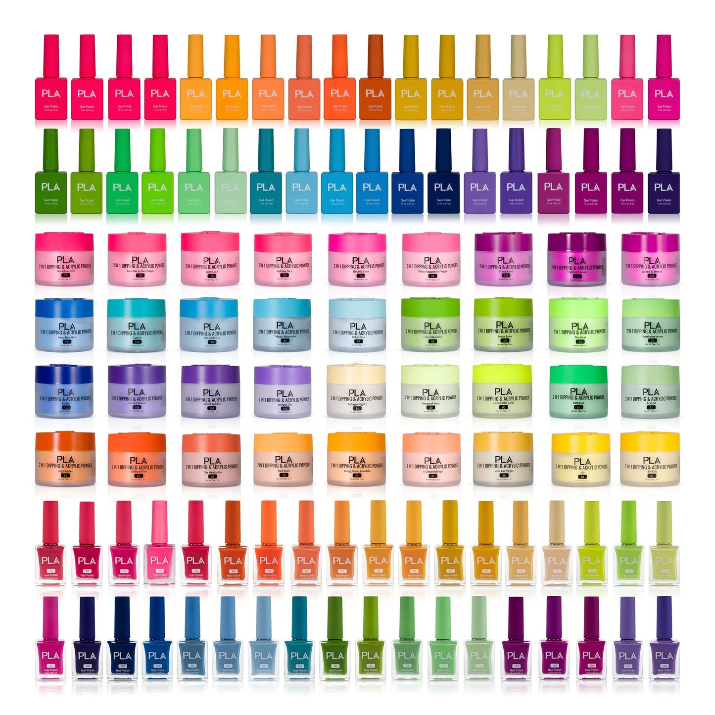 What Happens in Vegas Collection 3in1 (TPO & HEMA free) 36 Colors - Free 1 Color Chart