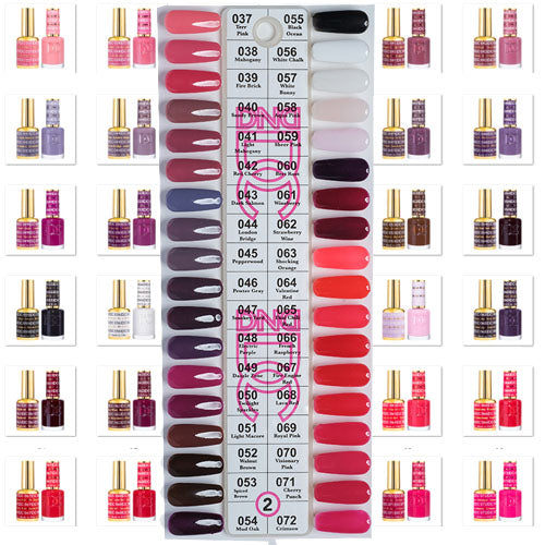 DND DC Gel & Polish Swatch TIP 2 ( 36 colors )
