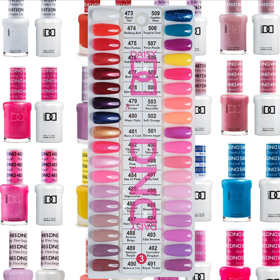 DND Swatch Gel & Polish TIP 3 ( 36 colors )
