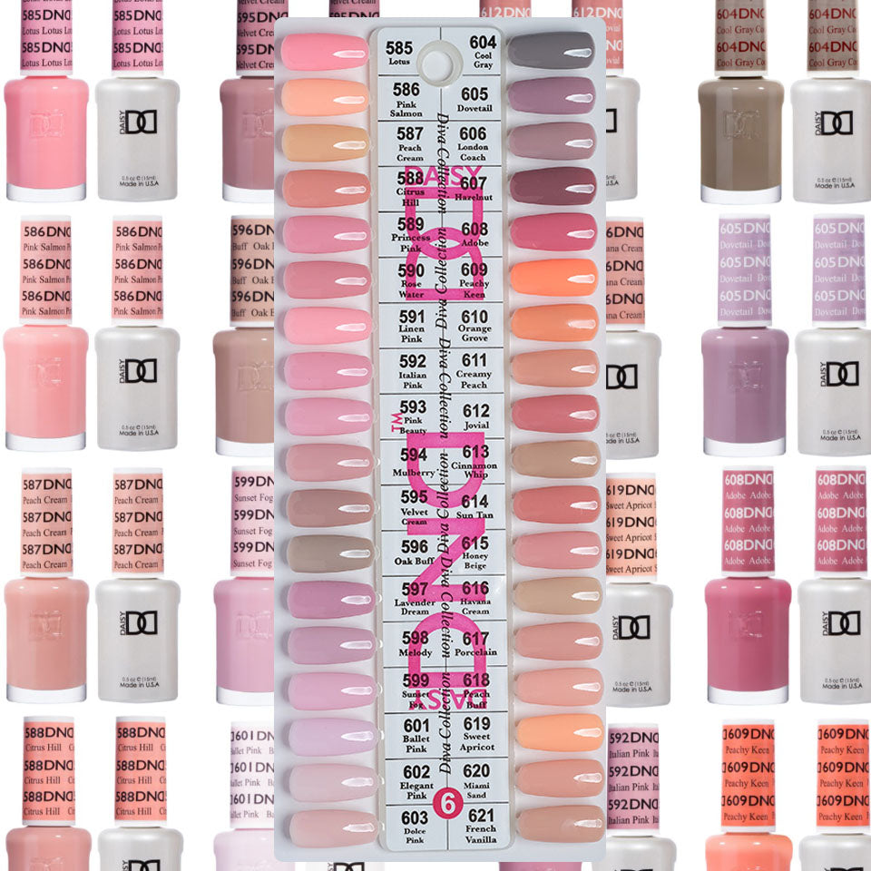 DND Swatch Gel & Polish TIP 6 ( 36 colors )
