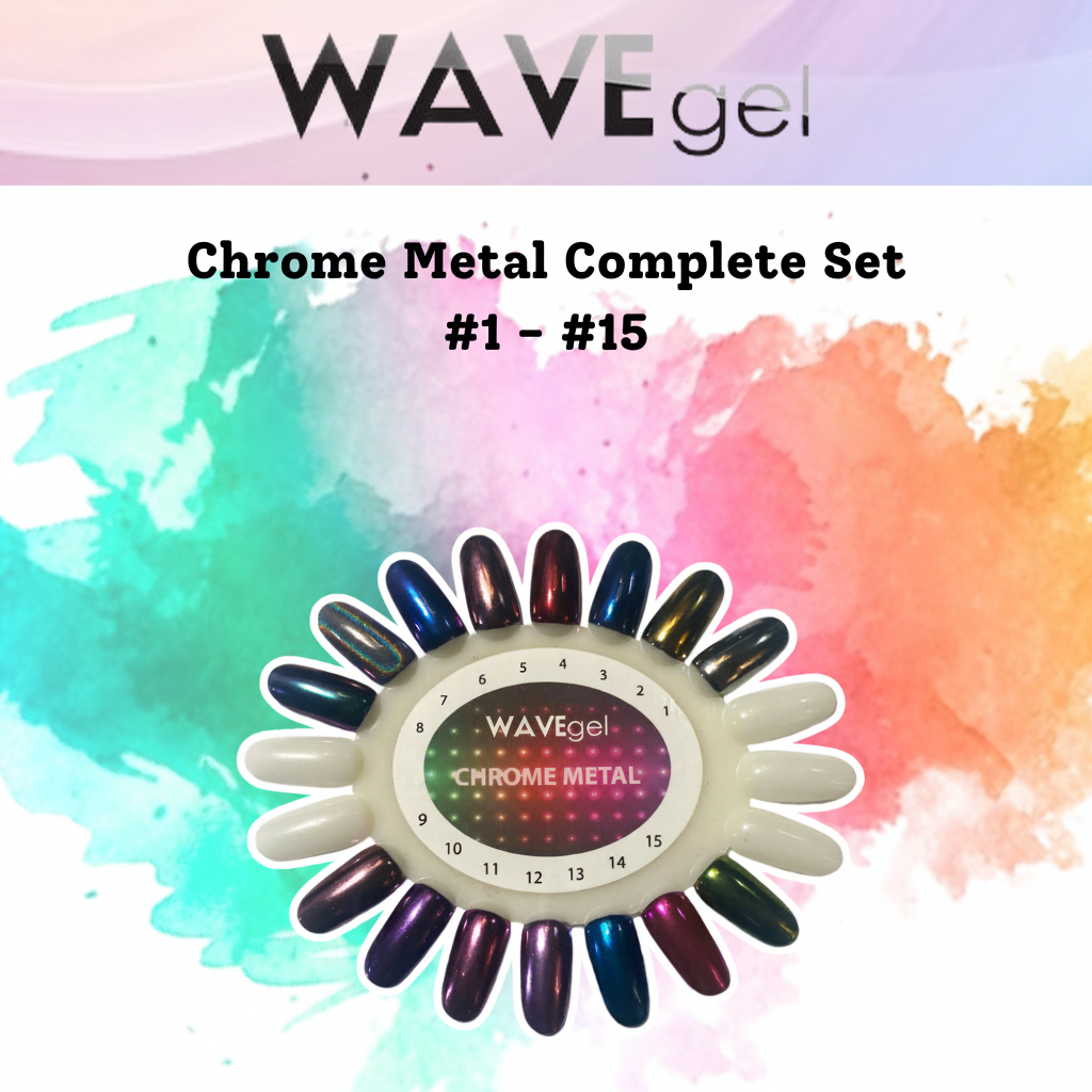 WAVEGEL CHROME METAL COMPLETE SET #1 - #15