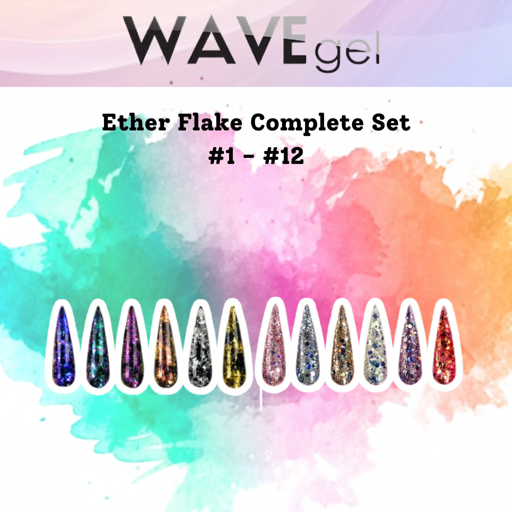 WAVEGEL ETHER FLAKE COMPLETE SET #1 - #12