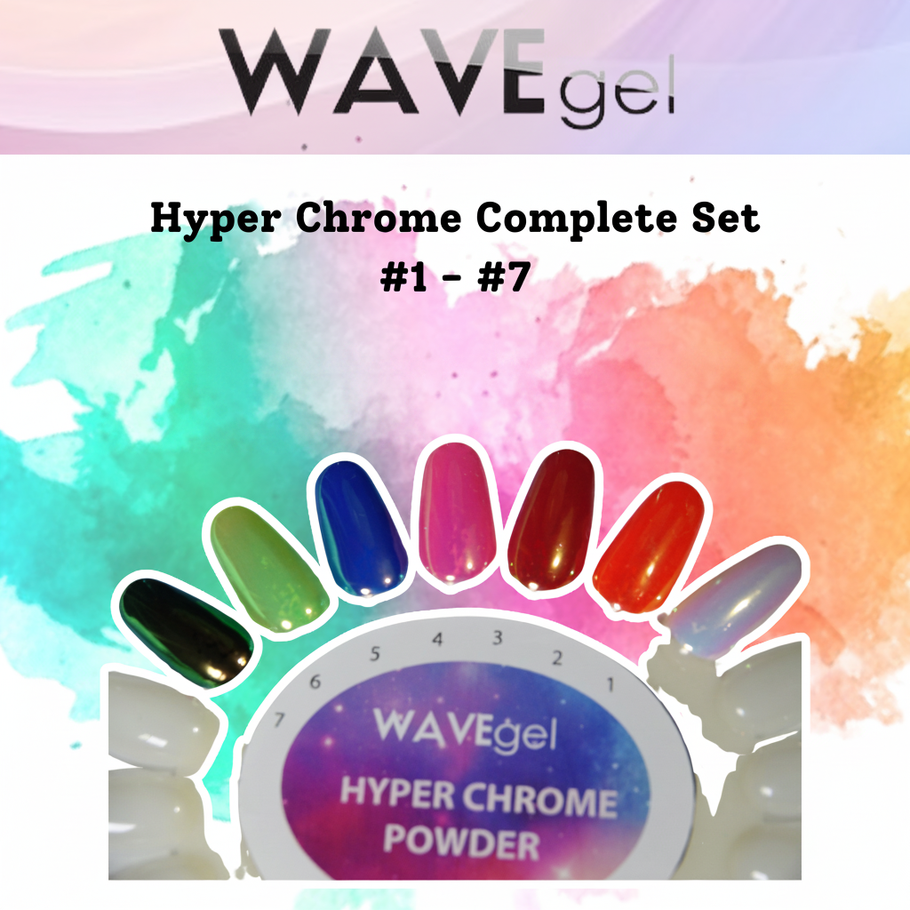 WAVEGEL HYPER CHROME COMPLETE SET #1 - #7