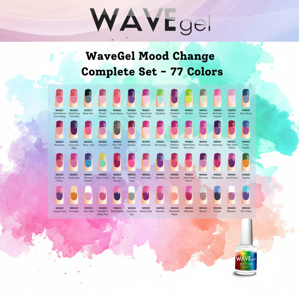 WAVEGEL MOOD CHANGE COMPLETE SET - 77 COLORS