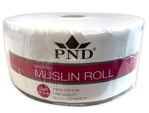 PND Bleached Muslin Waxing Roll, 100 Yards by 3.5"