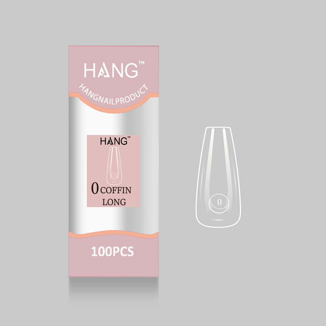 Hang Premium Tip Refill: Coffin Long ( 0 - 11 )