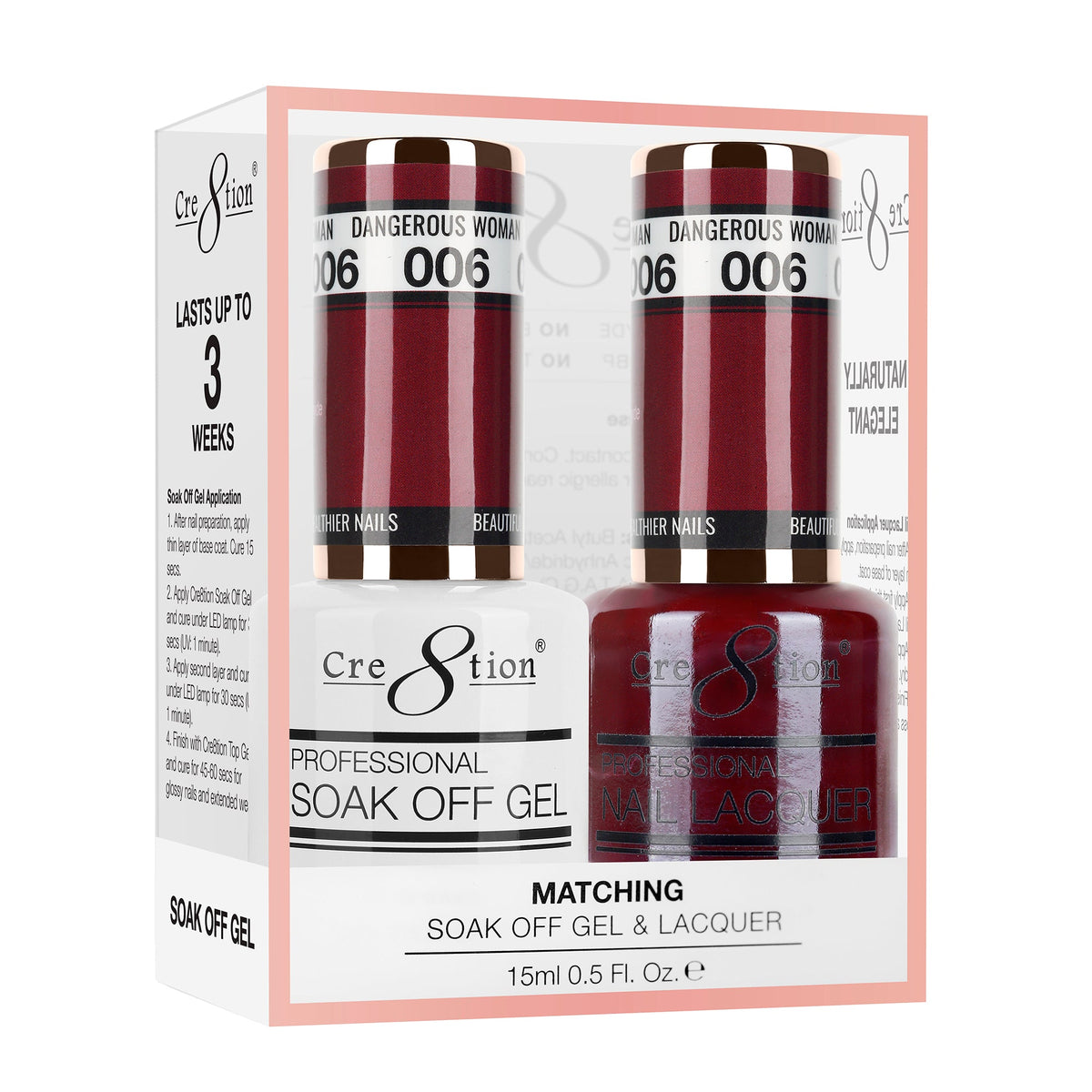 Cre8tion Matching Sets - 006 DANGEROUS WOMAN