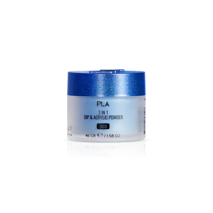 2-in-1 Dip & Acrylic Powder Sapphire Sparkle - 303