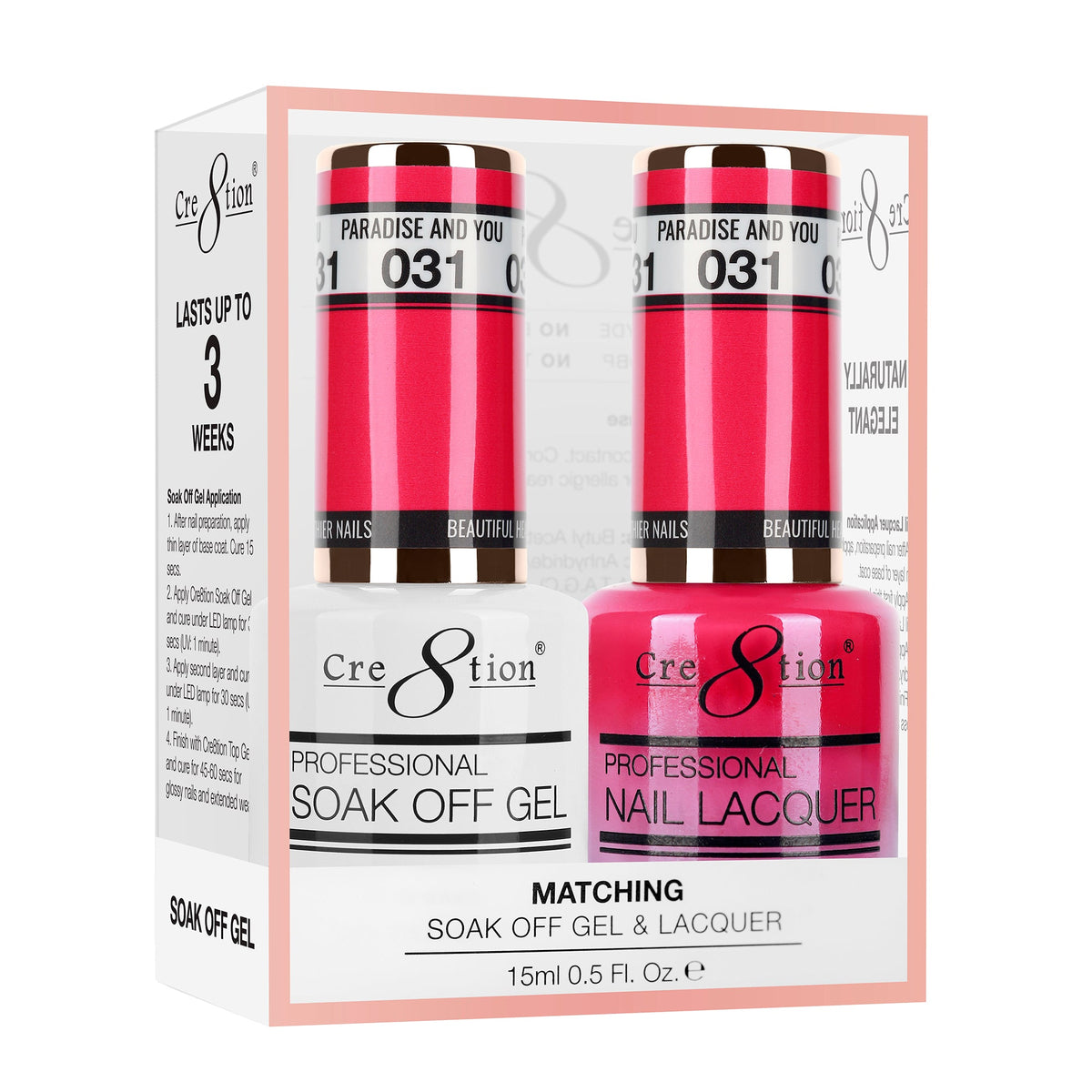 Cre8tion Matching Sets - 031 PARADISE AND YOU