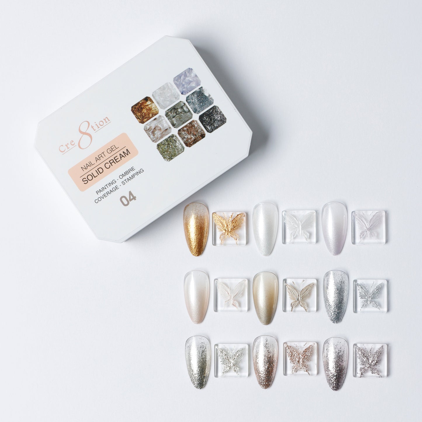 Creation Nail Art Gel - Solid Cream - 04