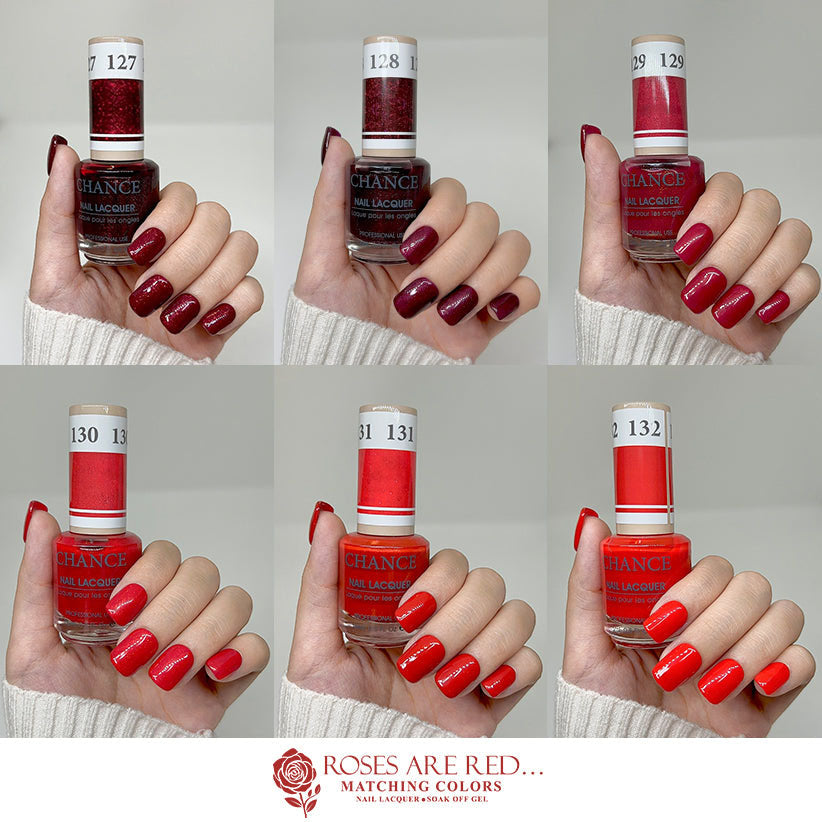 Chance Matching Duo 0.5oz - 36 Colors ( #109 - #144 ) Roses Are Red Collection