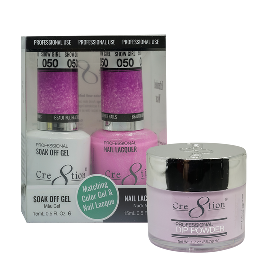 Cre8tion Matching Sets - 050 Show Girl (Glitter)