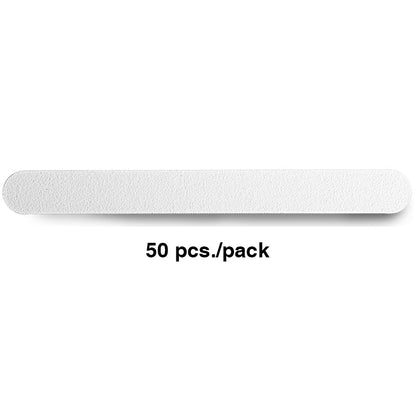 Cre8tion Nail File Wood Center White Grit (50 pcs./pack)