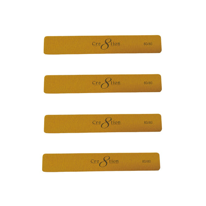 Cre8tion Nail File JUMBO Gold 80/80