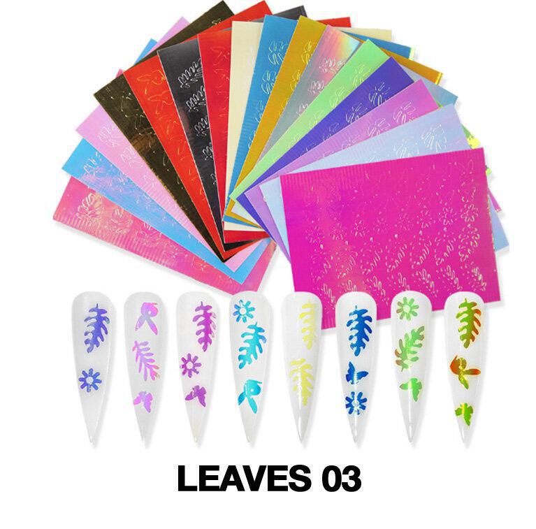 Creation Nail Art Sticker Leaves 03 16 pcs/bag