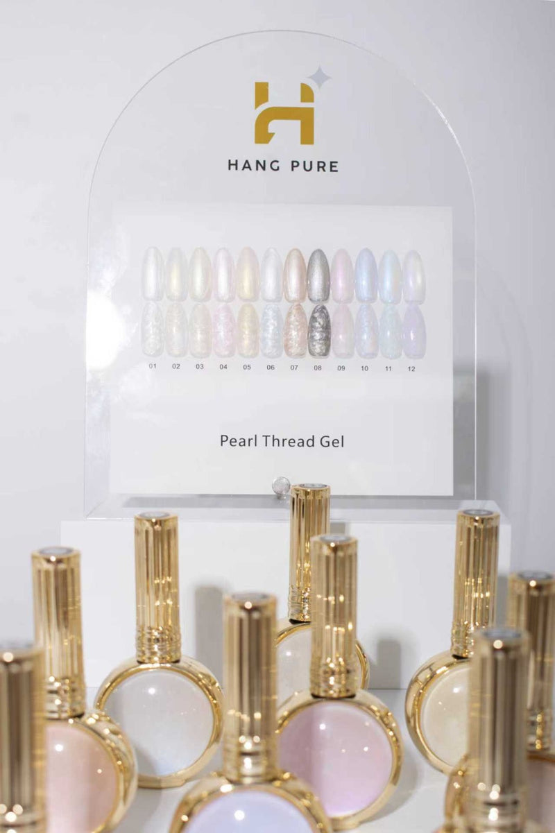 Pearl Thread 18ml Gel Polish Collection – 12 Colors ( #1 - 12 )