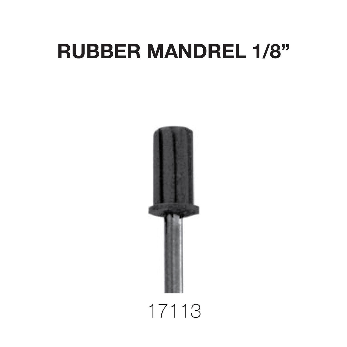 Cre8tion Rubber Mandrel 1/8