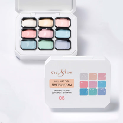 Creation Nail Art Gel - Solid Cream - 08