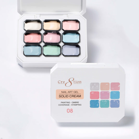 Creation Nail Art Gel - Solid Cream - 08