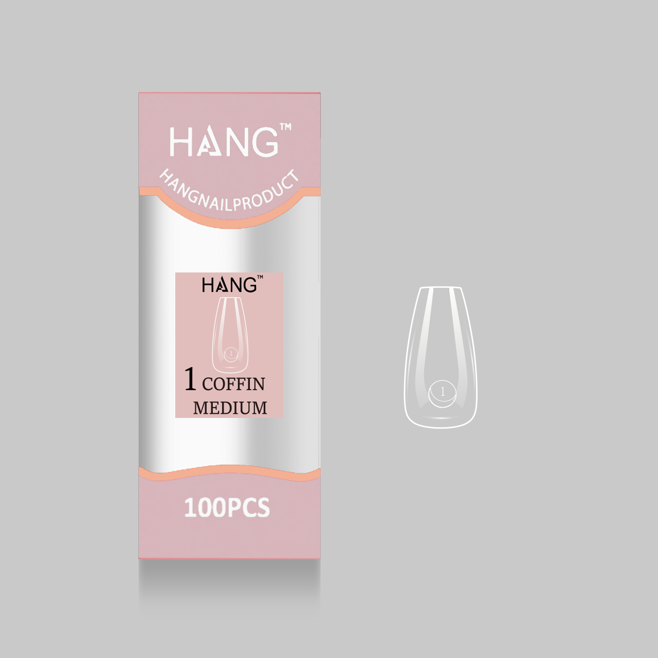 Hang Premium Tip Refill: Coffin Medium ( 0 - 11 )