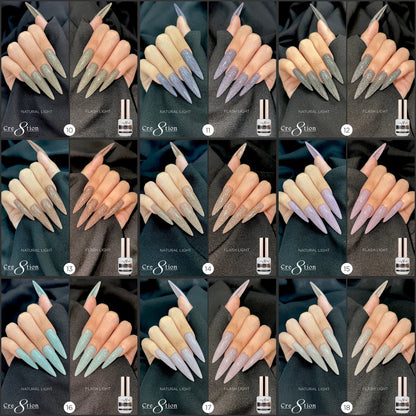 Cre8tion Under Flashlight Collection 0.5oz  - Full Set 36 Colors W/ 1 Set Color Chart