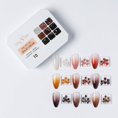 Creation Nail Art Gel - Solid Cream - 10