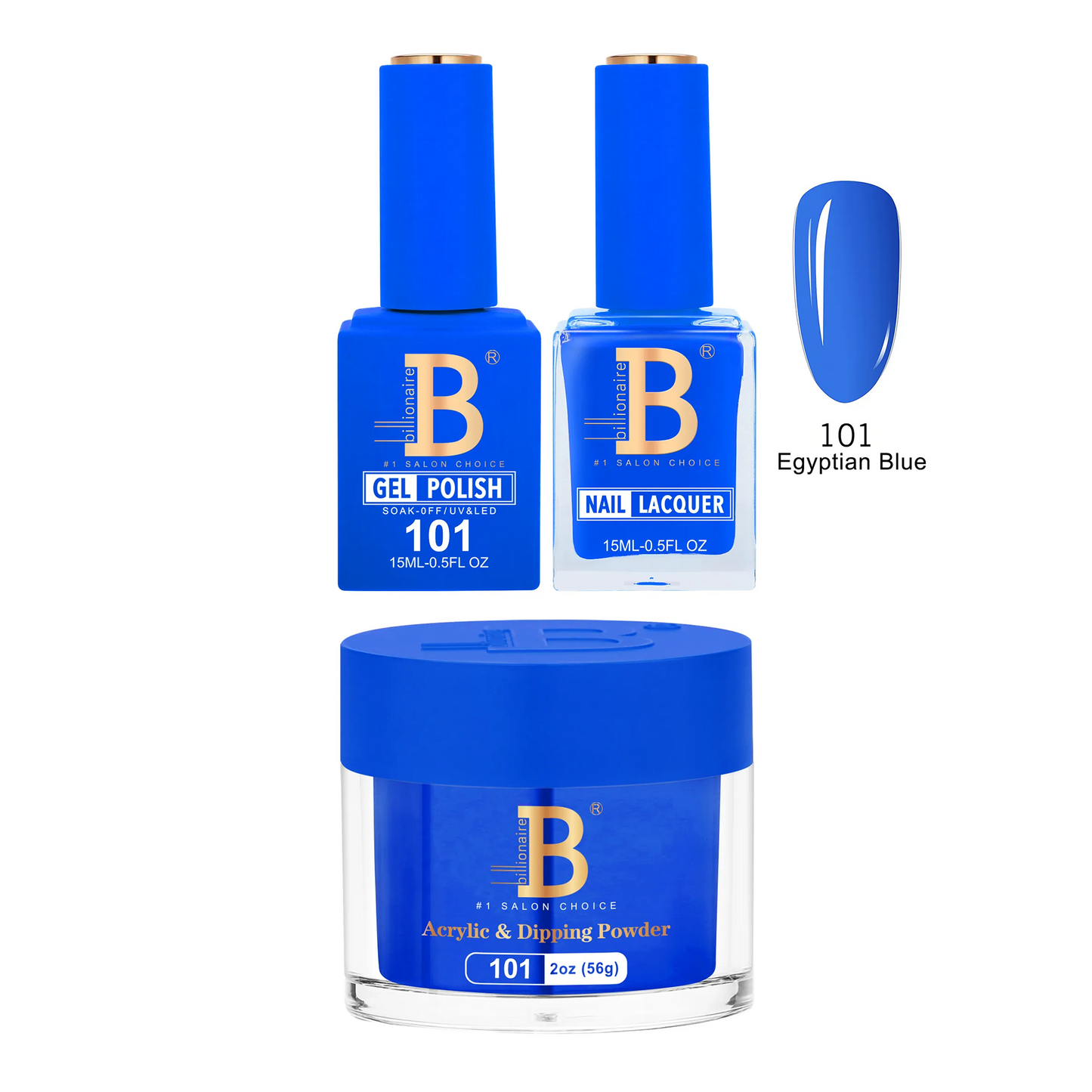 Billionaire Trio Imperial 101 Egyptian Blue